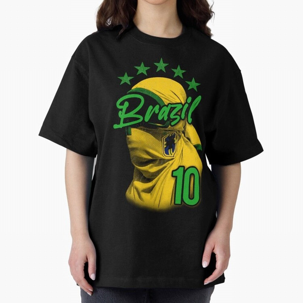 Design Brazil 10 Classic T-Shirt Celebrate Golden Goal Energy in the FIFA World Cup 2026 USA Canada Mexico Journey through Messi, Neymar and Mbappe Highlights, Brazil, Portugal and Argentina Pride, Vintage Soccer Flavor, Modern Football Stars,
