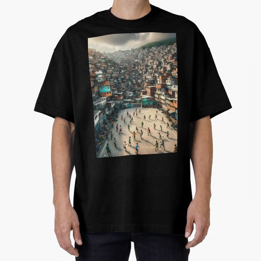 Favela Happiness Classic T-Shirt Celebrate the Magic of FIFA World Cup 2026 USA Canada Mexico for Fans of Mbappe and Neymar and Portugal, Spain and Germany, Bringing Worldwide Fan Energy, Dramatic Goals, Stadium Lights and Championship
