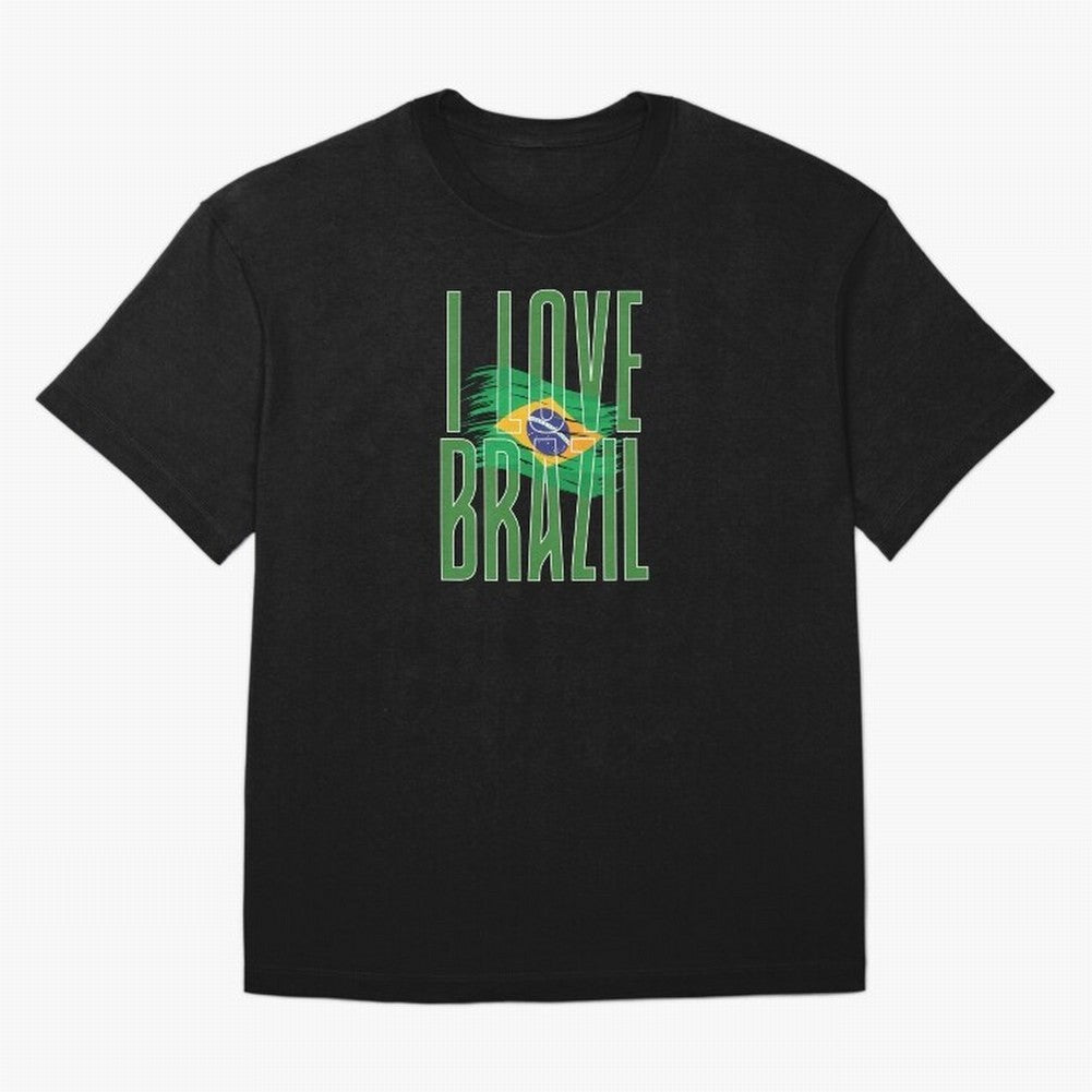 Art I Love BRAZIL Classic T-Shirt Carry the Colors and Pride of Match Day Hype around FIFA World Cup 2026 USA Canada Mexico, Haaland and Mbappe, France and Portugal, Worldwide Fan Energy, Dramatic Goals, Stadium Lights and Championship