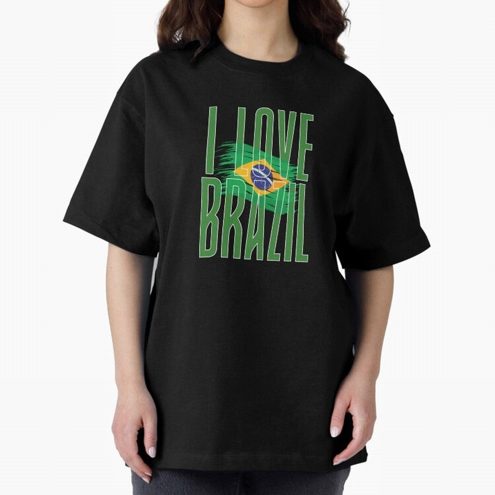 Art I Love BRAZIL Classic T-Shirt Carry the Colors and Pride of Match Day Hype around FIFA World Cup 2026 USA Canada Mexico, Haaland and Mbappe, France and Portugal, Worldwide Fan Energy, Dramatic Goals, Stadium Lights and Championship