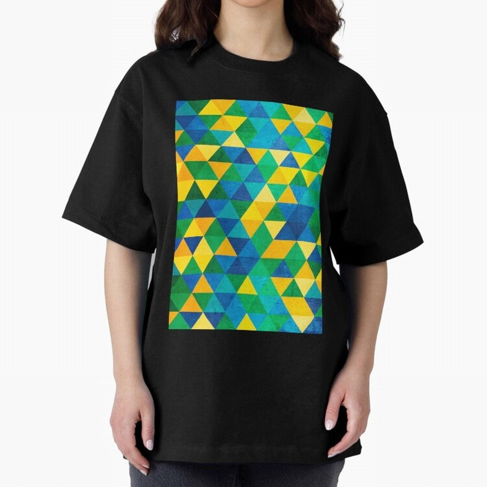 Geometric Brazil colors Classic T-Shirt Celebrate Unforgettable Nights in FIFA World Cup 2026 Spirit, Built around Argentina and Brazil, Neymar, Haaland and Cristiano Ronaldo, Tournament Hype, Historic Matchups, Family Viewing Parties and Global