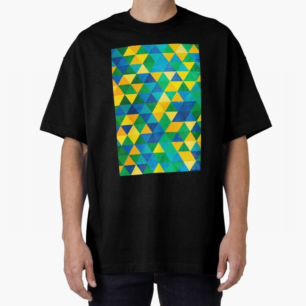Geometric Brazil colors Classic T-Shirt Celebrate Unforgettable Nights in FIFA World Cup 2026 Spirit, Built around Argentina and Brazil, Neymar, Haaland and Cristiano Ronaldo, Tournament Hype, Historic Matchups, Family Viewing Parties and Global