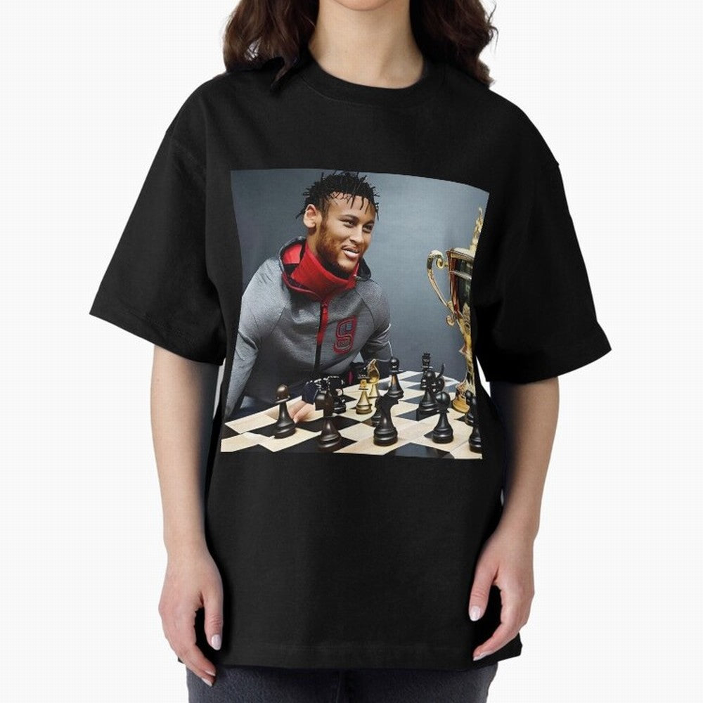 Mastermind: Neymar Playing Chess with the Championship Trophy Classic T-Shirt Make the Season About Global Football Passion for FIFA World Cup 2026 USA Canada Mexico, with Haaland, Spain and Netherlands, Game Day Rituals, Football Legends, Country