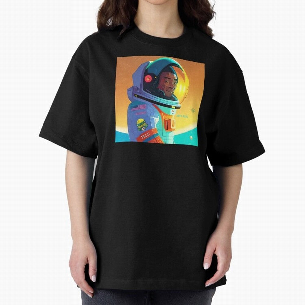 Pele in space looking game Classic T-Shirt Bring International Match Energy to FIFA World Cup 2026 USA Canada Mexico for Fans of Messi, Neymar and Mbappe and Brazil, Bringing Game Day Rituals, Football Legends, Country Pride and the Road to the
