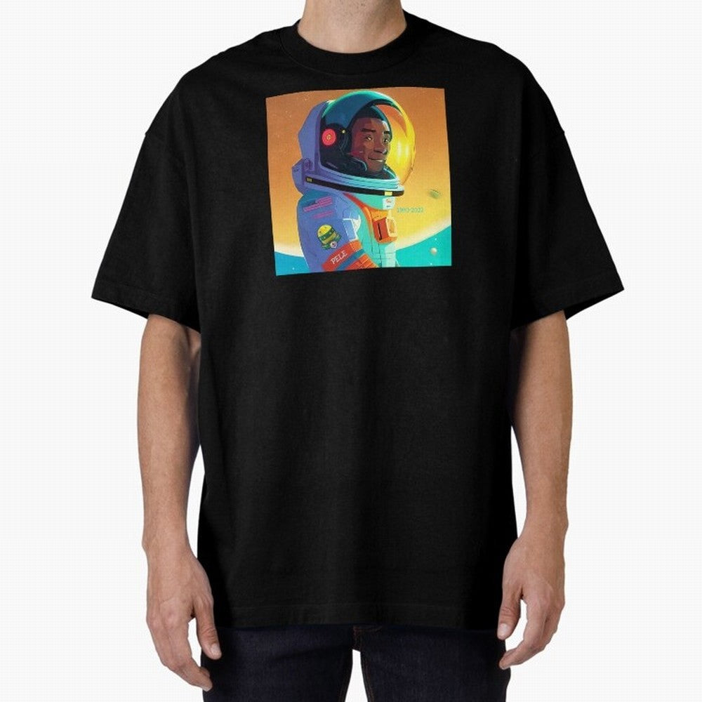 Pele in space looking game Classic T-Shirt Bring International Match Energy to FIFA World Cup 2026 USA Canada Mexico for Fans of Messi, Neymar and Mbappe and Brazil, Bringing Game Day Rituals, Football Legends, Country Pride and the Road to the
