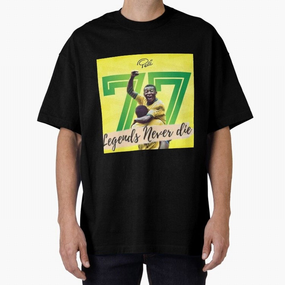 Signed Pele Shirt Classic T-Shirt Keep Football History Alive during FIFA World Cup 2026 Highlighting Neymar, Haaland and Cristiano Ronaldo, Germany Energy, Championship Spirit, Famous Goals, Roaring Crowds and International Football Unity; Made