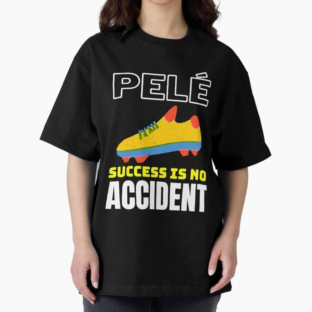 Pele Quote Success Is No Accident Graphic Classic T-Shirt Make Your Look Match FIFA World Cup 2026 Group Stage Spirit, Centered on Spain and Netherlands, Messi and Cristiano Ronaldo, Tournament Hype, Historic Matchups, Family Viewing Parties and
