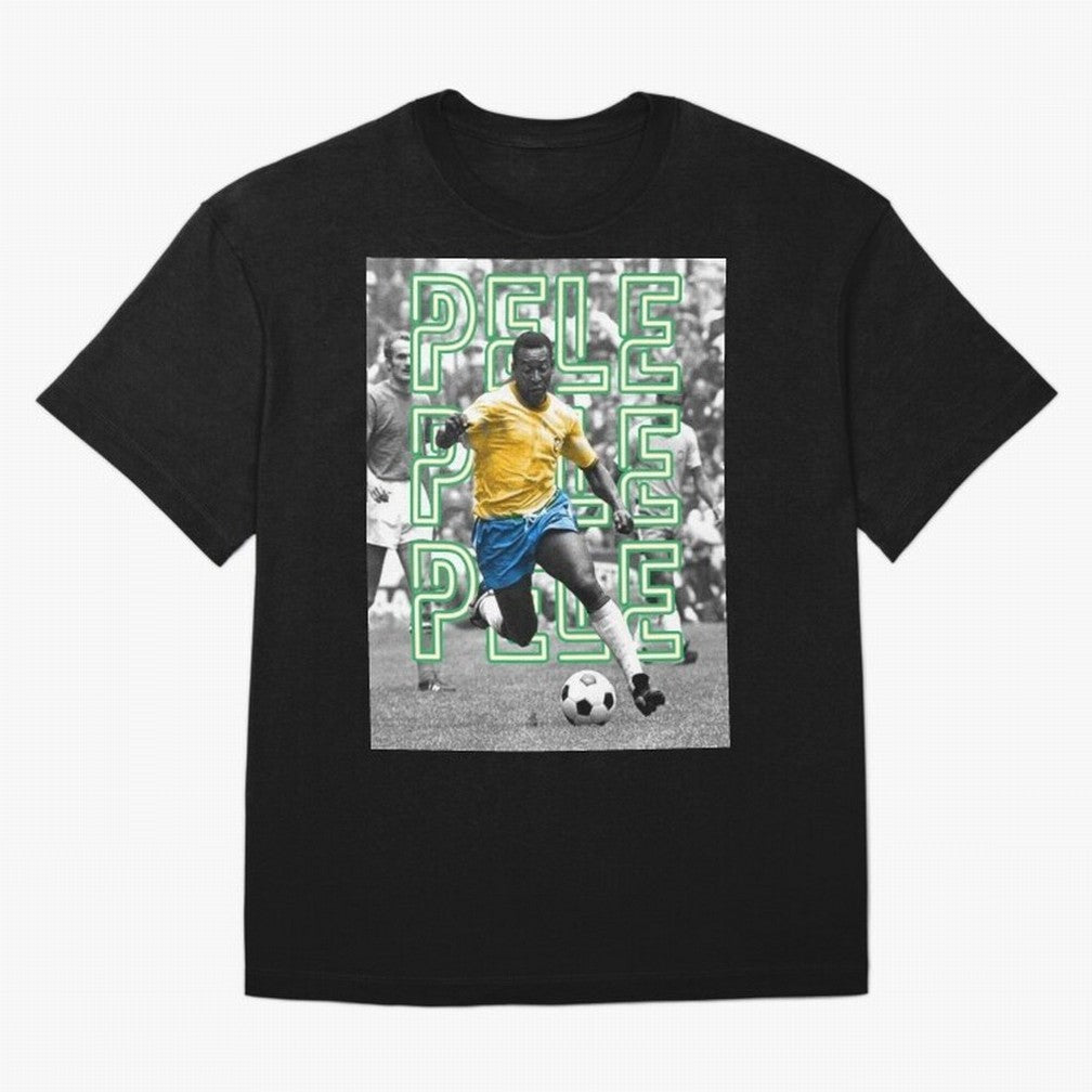 Pele The G.O.A.T. Classic T-Shirt Show Fan Pride Across Match Day Hype around FIFA World Cup 2026 Group Stage, Messi, Neymar and Mbappe, Argentina, France and Brazil, Worldwide Fan Energy, Dramatic Goals, Stadium Lights and Championship
