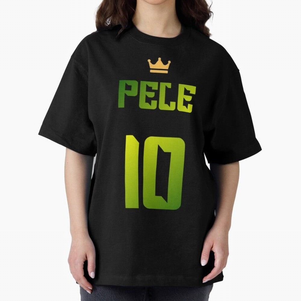 RIP Pel¨¦ Oversized T-Shirt Make Memories around FIFA World Cup 2026 USA Canada Mexico for Fans of CR7 and Messi and Argentina and Brazil, Bringing Football History, Final Match Energy, Crowd Noise and Once in a Lifetime Moments; Great for