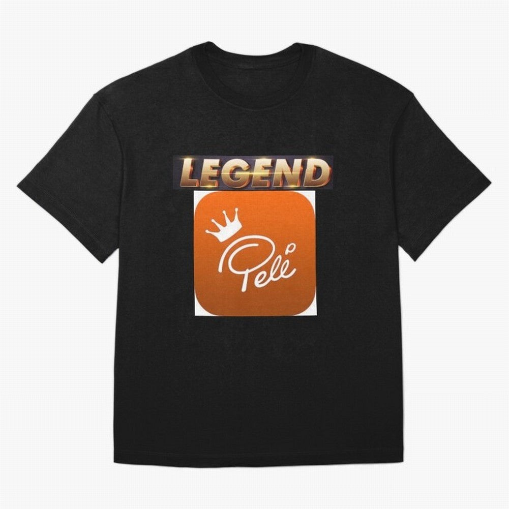 Signed Pele Shirt Oversized T-Shirt Cheer through Every Moment of Global Football Passion for FIFA World Cup 2026 USA Canada Mexico, Made for Haaland and Mbappe, Spain and Netherlands, Football Festival Excitement, Trophy Ambitions, Country