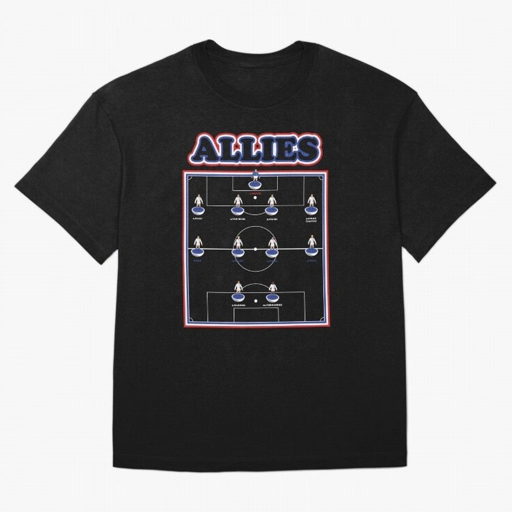 The Allies Team Line Up Oversized T-Shirt Get Ready for FIFA World Cup 2026 USA Canada Mexico with Cristiano Ronaldo, Argentina, France and Brazil Energy, Retro Football Energy, Iconic Rivalries, Trophy Chase Drama and Stadium Atmosphere; Perfect
