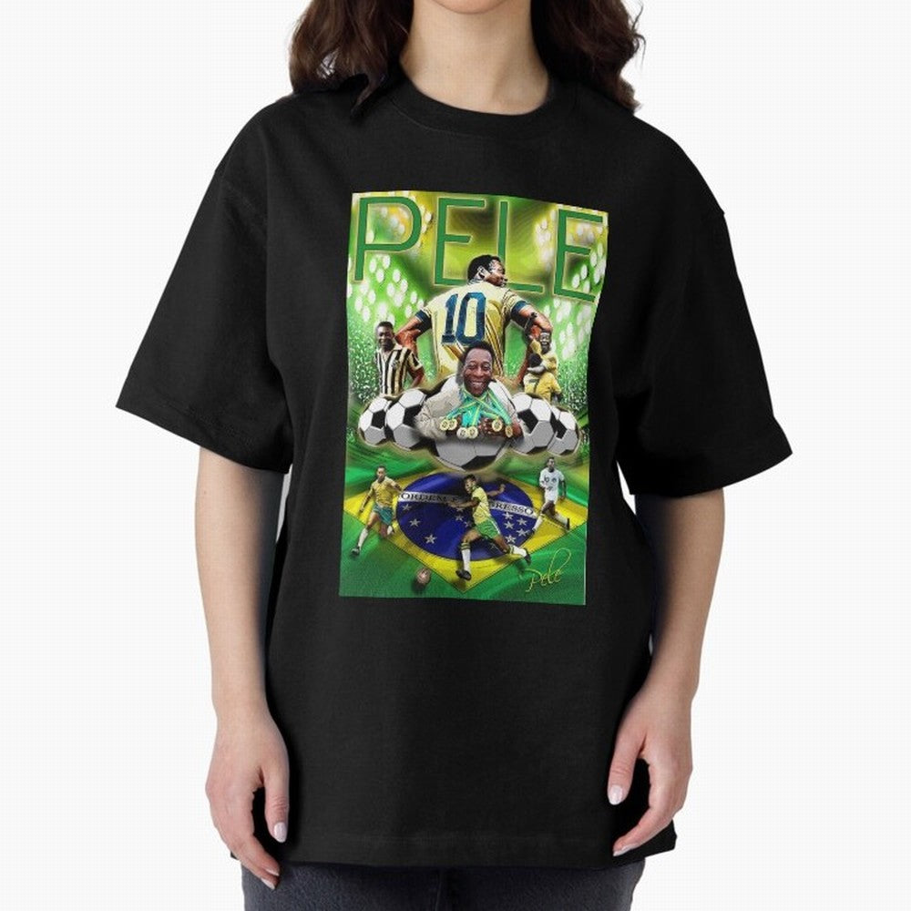 PELE Poster52 Essential T-Shirt Follow Every Goal of the FIFA World Cup 2026 USA Canada Mexico Journey through Messi, Neymar and Mbappe Highlights, Brazil, Portugal and Argentina Pride, Match Day Excitement, Supporter Culture, Golden Goals and