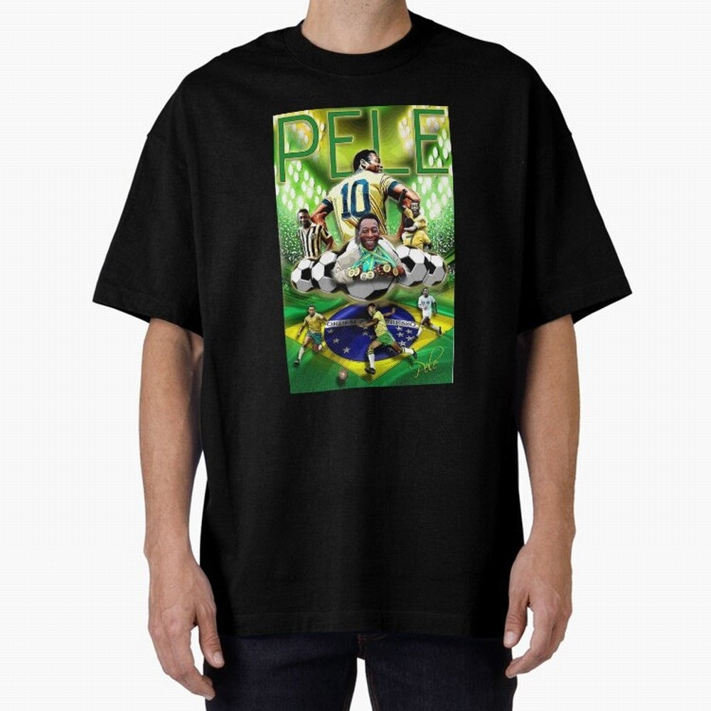 PELE Poster52 Essential T-Shirt Follow Every Goal of the FIFA World Cup 2026 USA Canada Mexico Journey through Messi, Neymar and Mbappe Highlights, Brazil, Portugal and Argentina Pride, Match Day Excitement, Supporter Culture, Golden Goals and