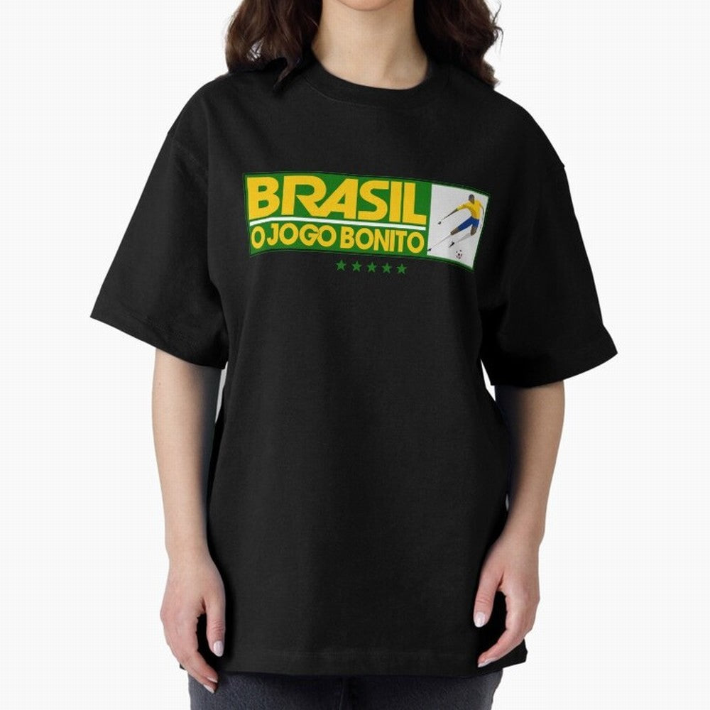 O jogo bonito Oversized T-Shirt Show Match Day Excitement for the FIFA World Cup 2026 Group Stage Journey through Messi, Neymar and Mbappe Highlights, Brazil, Portugal and Argentina Pride, Game Day Rituals, Football Legends, Country Pride and the