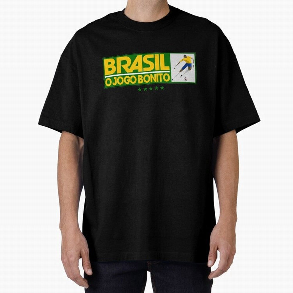 O jogo bonito Oversized T-Shirt Show Match Day Excitement for the FIFA World Cup 2026 Group Stage Journey through Messi, Neymar and Mbappe Highlights, Brazil, Portugal and Argentina Pride, Game Day Rituals, Football Legends, Country Pride and the