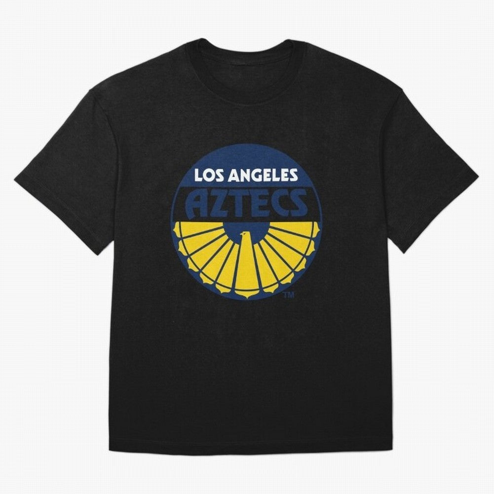 LA AZTECS200 Oversized T-Shirt Bring Bold Fan Energy to Global Football Passion for FIFA World Cup 2026 Group Stage, Inspired by Messi, Neymar and Mbappe, Argentina and Brazil, Sports Nostalgia, International Competition, Famous Players and