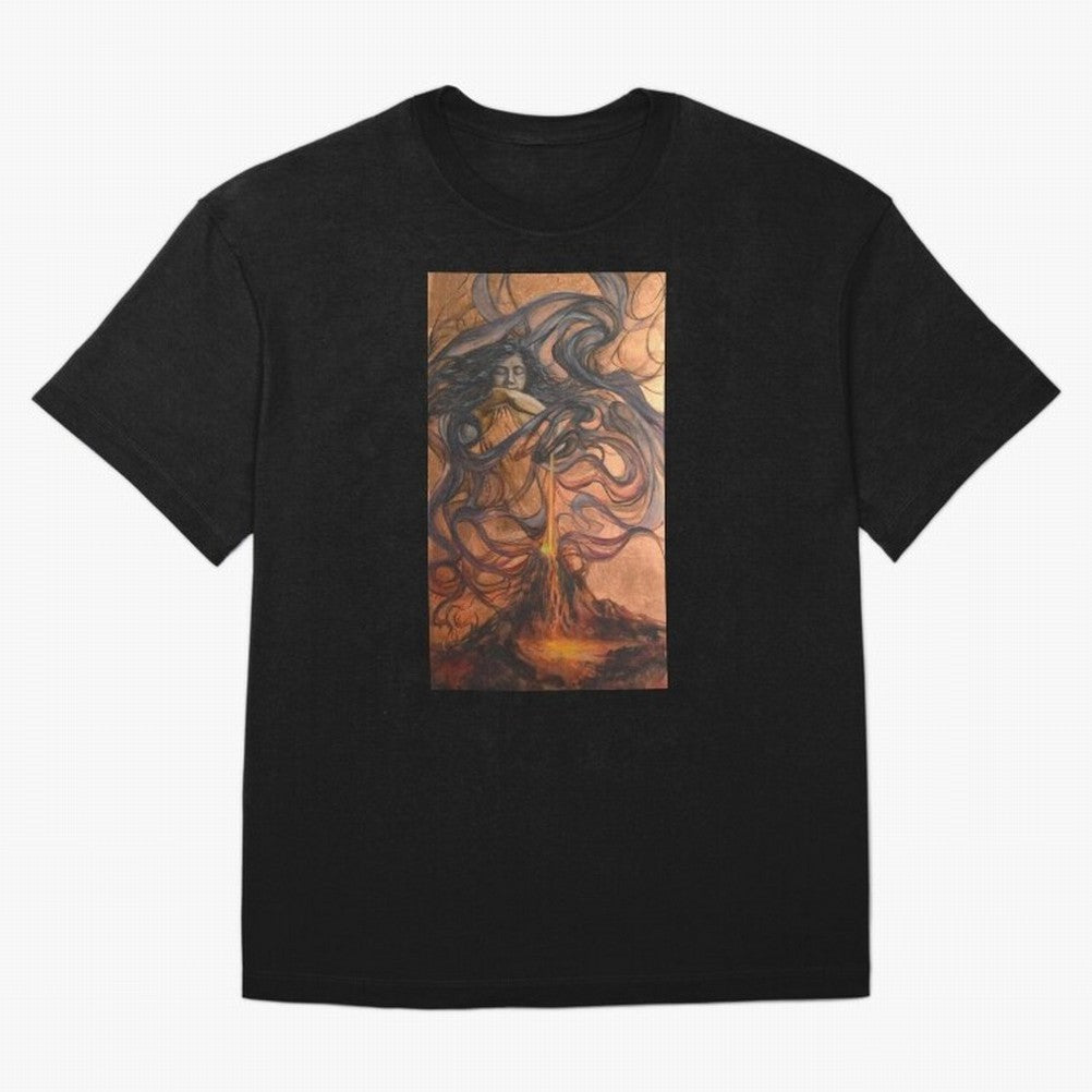 Pele Hawaiian Fire and Volcano Goddess painting Essential T-Shirt Remember Iconic Moments from FIFA World Cup 2026 for Fans of Haaland and Mbappe and Spain, Bringing Classic Soccer Heritage, Championship Pressure, Fan Loyalty and International