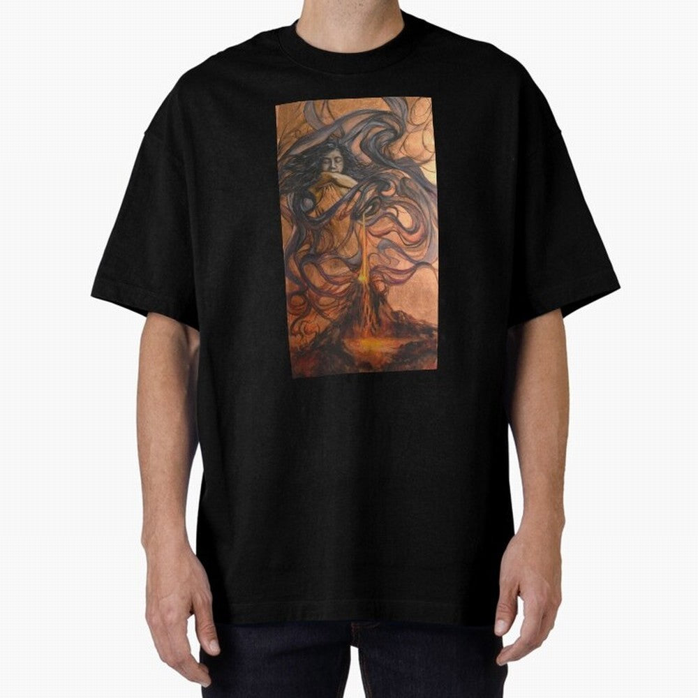 Pele Hawaiian Fire and Volcano Goddess painting Essential T-Shirt Remember Iconic Moments from FIFA World Cup 2026 for Fans of Haaland and Mbappe and Spain, Bringing Classic Soccer Heritage, Championship Pressure, Fan Loyalty and International