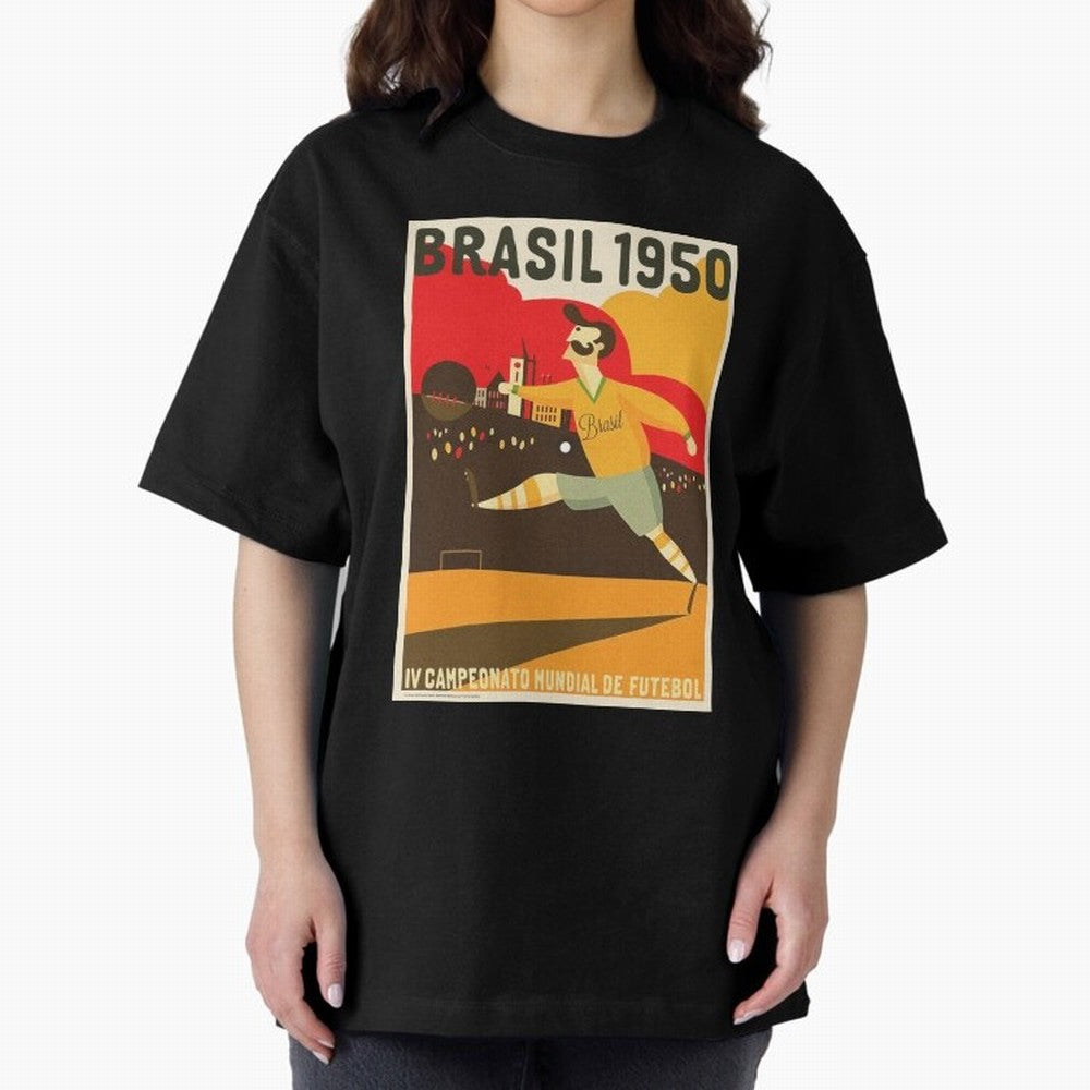 Brasil 1950 World Cup6 Essential T-Shirt Support Your Favorite Stars during FIFA World Cup 2026 for Fans of Messi and Portugal, Spain and Germany, Bringing Sports Nostalgia, International Competition, Famous Players and Unforgettable Victories;