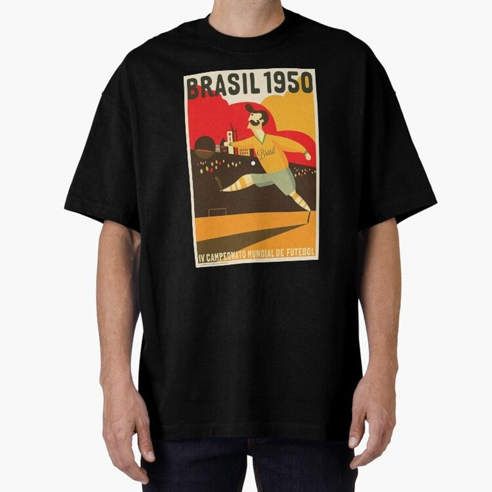 Brasil 1950 World Cup6 Essential T-Shirt Support Your Favorite Stars during FIFA World Cup 2026 for Fans of Messi and Portugal, Spain and Germany, Bringing Sports Nostalgia, International Competition, Famous Players and Unforgettable Victories;