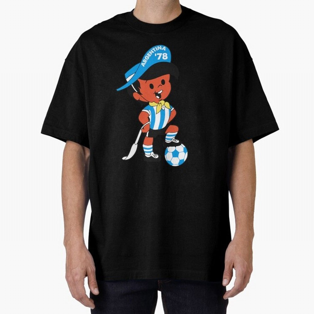 Argentina 78 Mascot Print1 Essential T-Shirt Experience FIFA World Cup 2026 Group Stage Spirit, Made for Argentina and Brazil, Cristiano Ronaldo, Soccer Culture, Superstar Moments, National Team Dreams and Competitive Fire; Great for Supporters Who