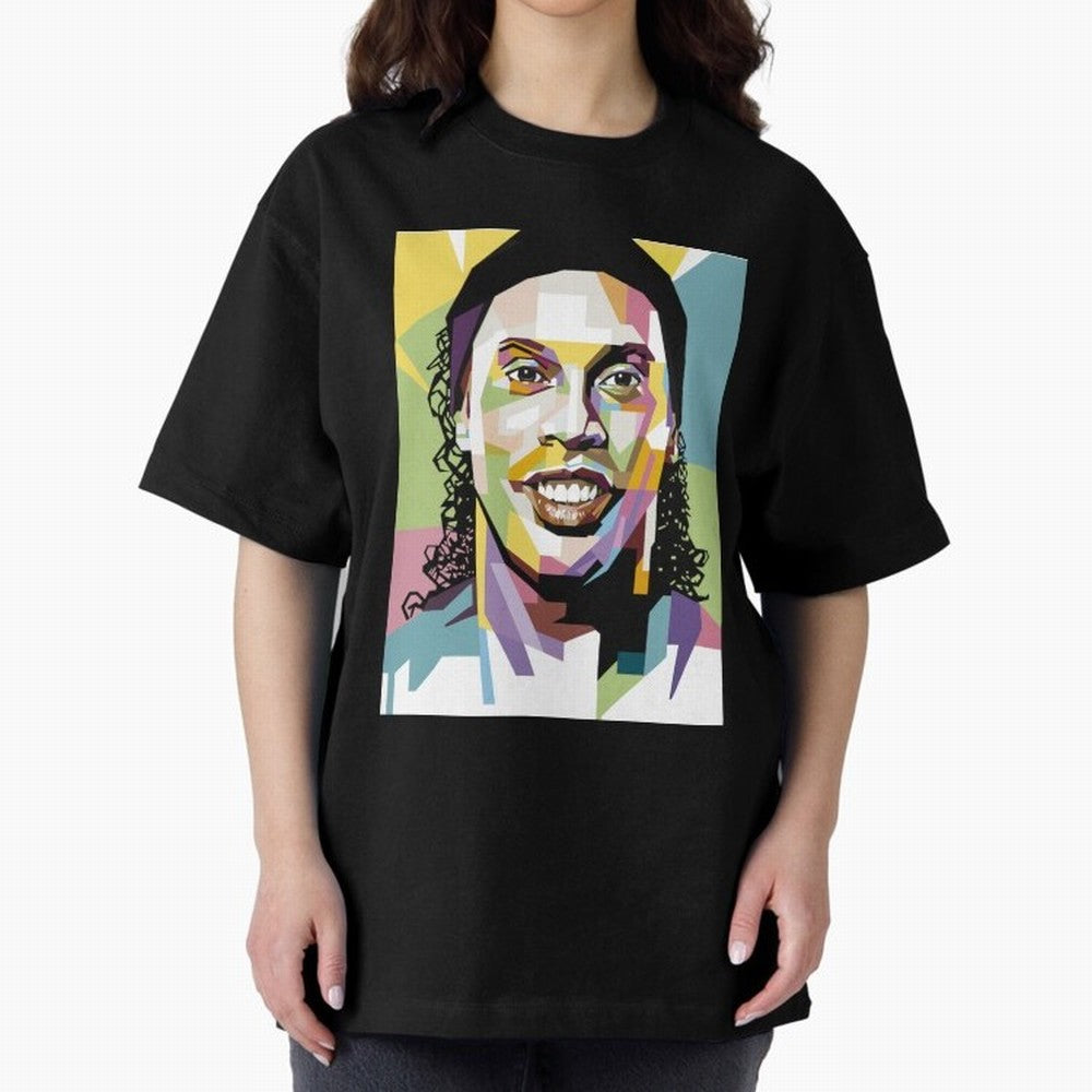 Ronaldinho Pop Art18 Classic T-Shirt Bring Match Day Fire to FIFA World Cup 2026 Group Stage Spirit, Highlighting England and Germany, Messi and Cristiano Ronaldo, Retro Football Energy, Iconic Rivalries, Trophy Chase Drama and Stadium Atmosphere;