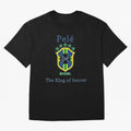 Pele king of soccer Essential T-Shirt Honor Football Greatness during Global Football Passion for FIFA World Cup 2026 Group Stage, Capturing Haaland, Brazil, Sports Nostalgia, International Competition, Famous Players and Unforgettable Victories;