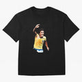 Legends of The Beautiful Game Cartoon Collection Legends Arthur Zico 2 Cartoon Artwork134 Oversized T-Shirt Discover FIFA World Cup 2026 USA Canada Mexico with Mbappe, France and Portugal Energy, Soccer Culture, Superstar Moments, National Team