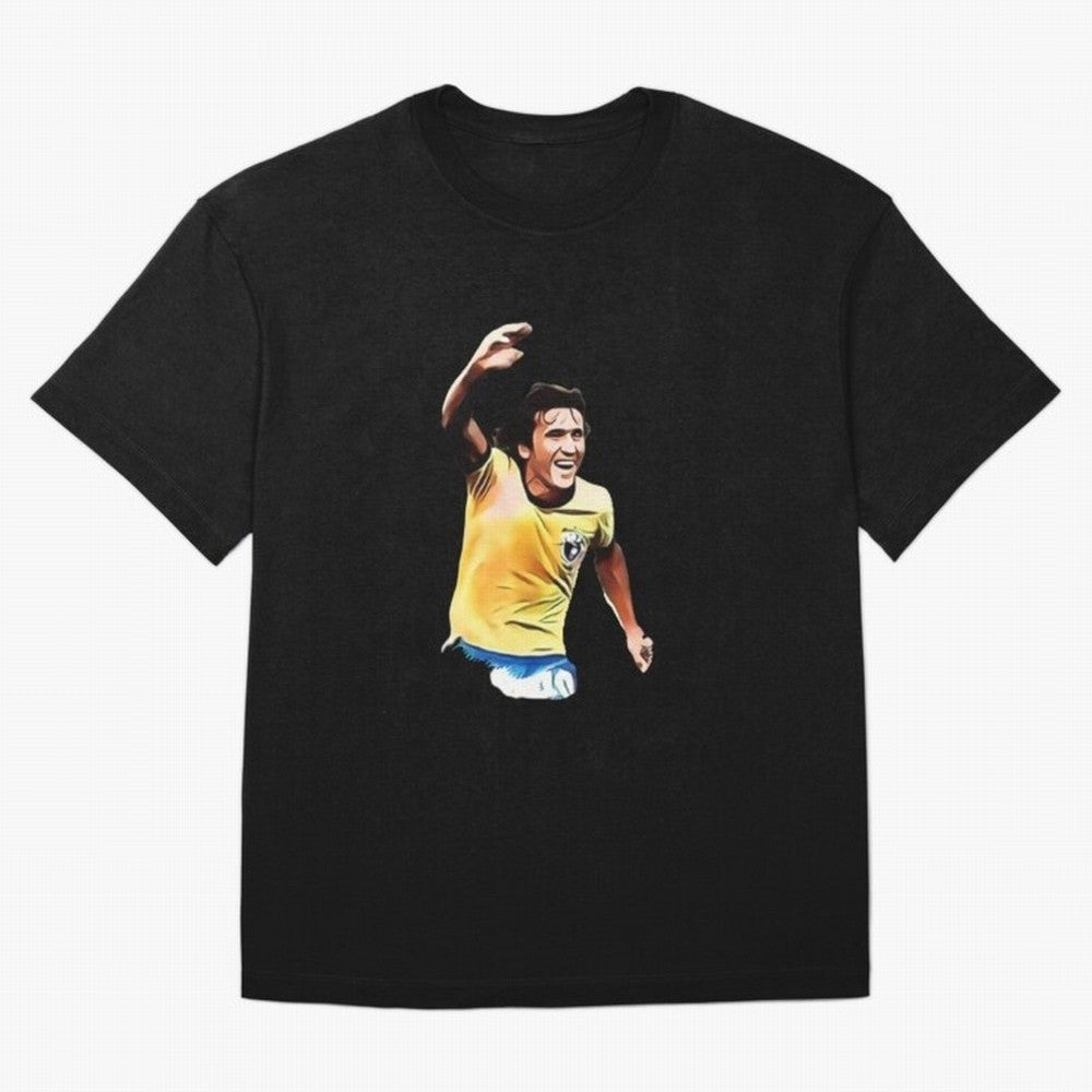 Legends of The Beautiful Game Cartoon Collection Legends Arthur Zico 2 Cartoon Artwork134 Oversized T-Shirt Discover FIFA World Cup 2026 USA Canada Mexico with Mbappe, France and Portugal Energy, Soccer Culture, Superstar Moments, National Team