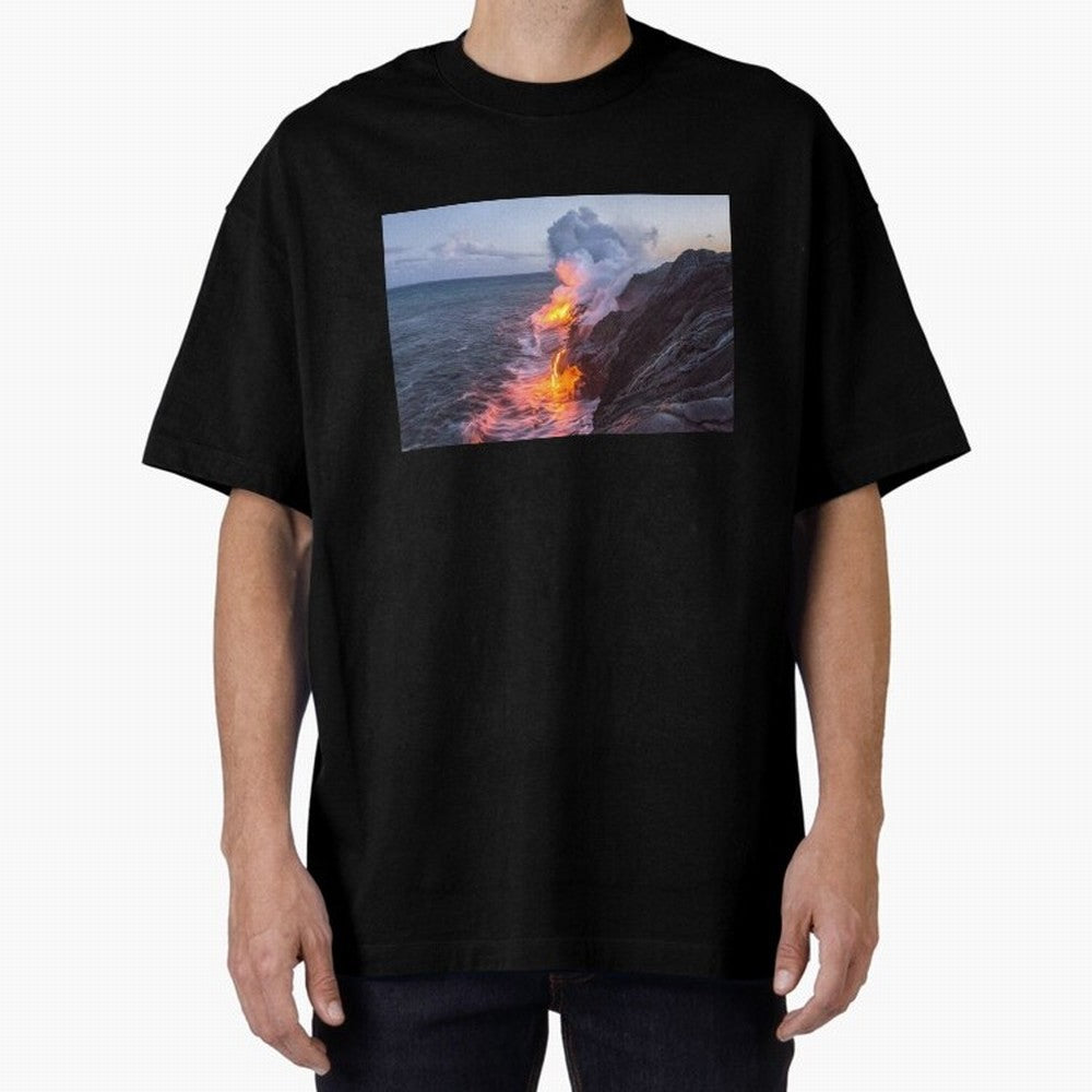Kilauea Volcano Lava Flow Sea Entry 3 The Big Island Hawaii1 Classic T-Shirt Feel Global Football Passion for FIFA World Cup 2026 USA Canada Mexico, Featuring CR7 and Messi, France and Portugal, Football Festival Excitement, Trophy Ambitions,