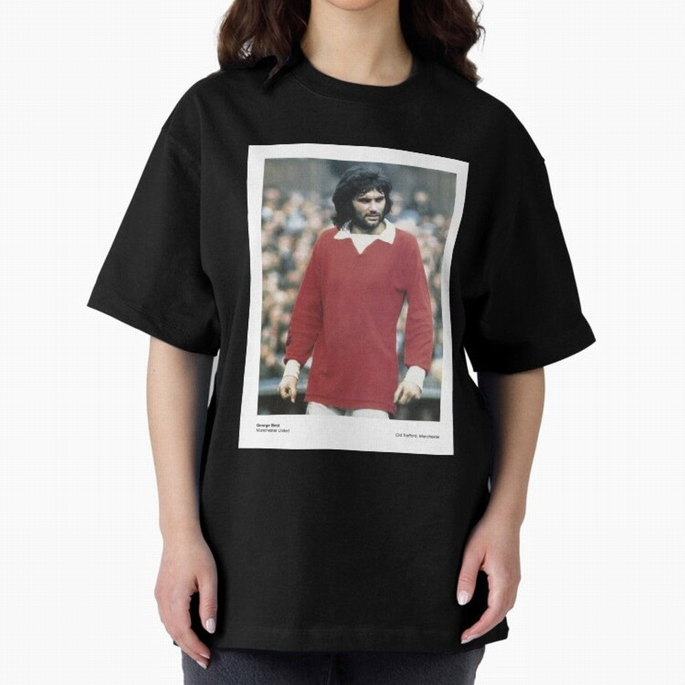 George Best Manchester United1 Oversized T-Shirt Honor Football Greatness during FIFA World Cup 2026 Made for Cristiano Ronaldo, Haaland and CR7, Spain Energy, Tournament Hype, Historic Matchups, Family Viewing Parties and Global Sports Pride;