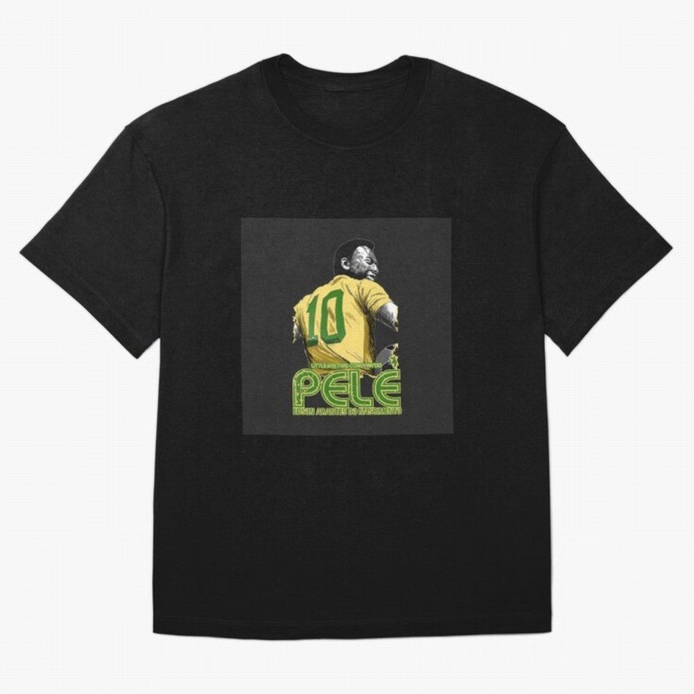 Football King Pele 2 Classic T-Shirt Relive Legendary Nights from FIFA World Cup 2026 Group Stage Celebrating CR7 and Messi, England and Germany Energy, Sports Nostalgia, International Competition, Famous Players and Unforgettable Victories; Ideal