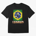 Signed Pele Shirt Classic T-Shirt Make Your Look Match Global Football Passion for FIFA World Cup 2026, Featuring Neymar, Haaland and Cristiano Ronaldo, England, Vintage Soccer Flavor, Modern Football Stars, National Flags and Final Night Emotion;