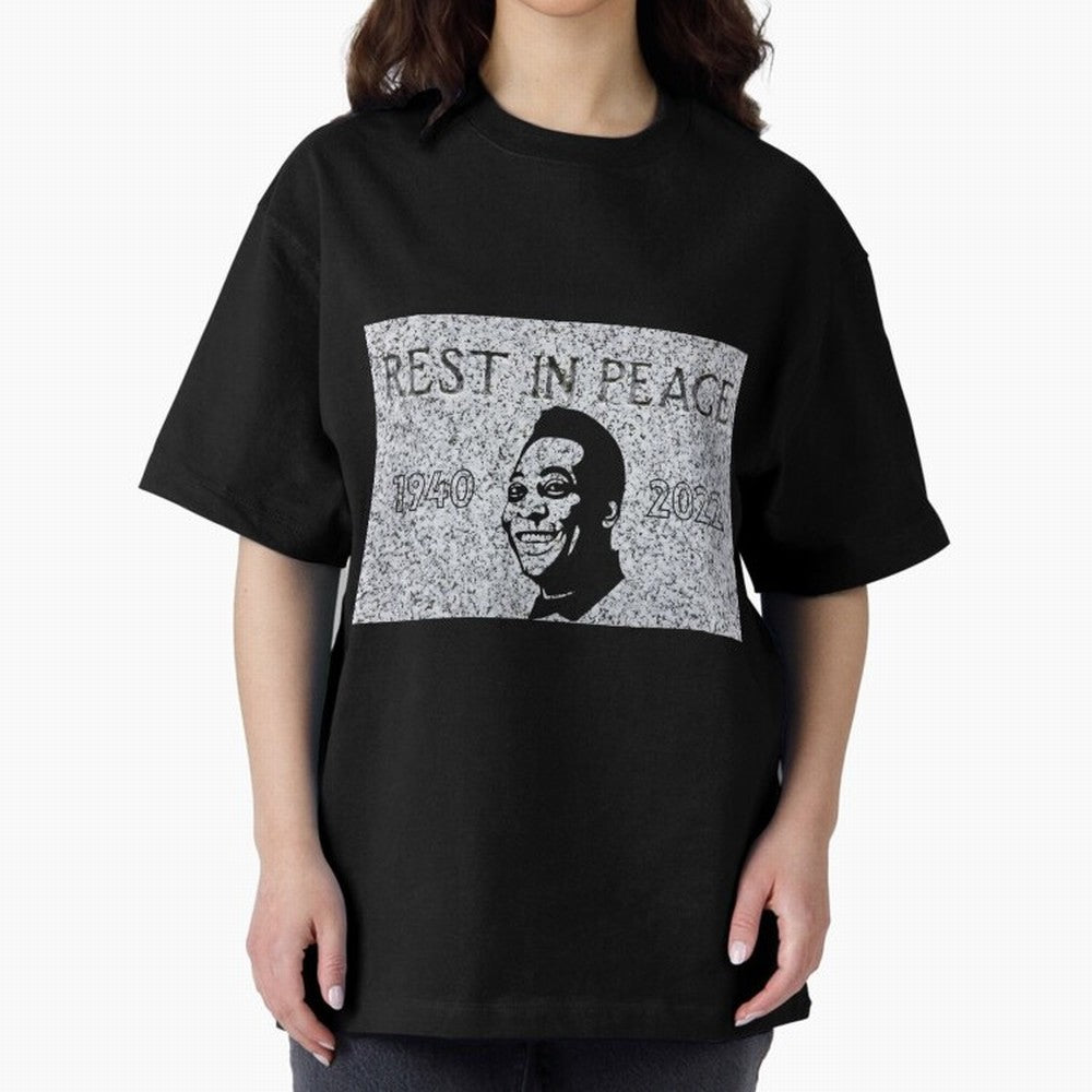RIP Pel¨¦, 1940-2022 Oversized T-Shirt Show Championship Spirit for the FIFA World Cup 2026 USA Canada Mexico Journey through Mbappe and Neymar Highlights, France Pride, Game Day Rituals, Football Legends, Country Pride and the Road to the Final;