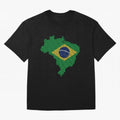 Map of Brazil (Brasil) Classic T-Shirt Celebrate Fan Culture around FIFA World Cup 2026 USA Canada Mexico Spirit, Celebrating Argentina, France and Brazil, Messi, CR7 and Mbappe, Classic Soccer Heritage, Championship Pressure, Fan Loyalty and