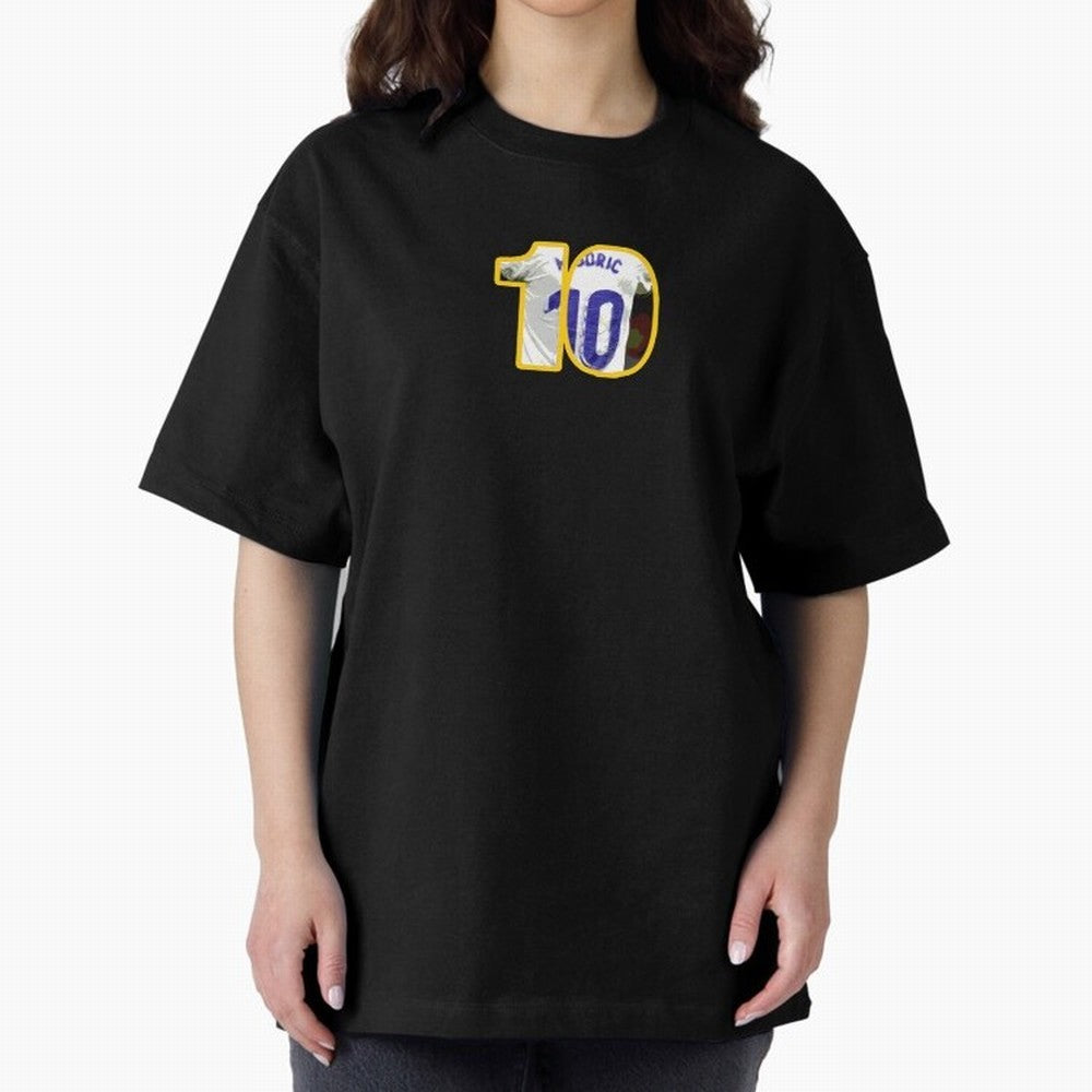 Luka Modric 10 Cut-out Classic T-Shirt Remember FIFA World Cup 2026 USA Canada Mexico for Fans of Messi, CR7 and Mbappe and Argentina and Brazil, Bringing Vintage Soccer Flavor, Modern Football Stars, National Flags and Final Night Emotion; Made