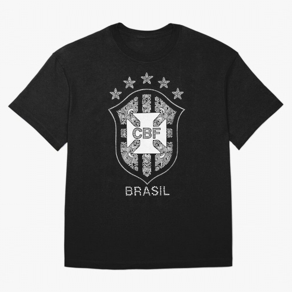 BRASIL NATIONAL FOOTBALL TEAM LOGO Oversized T-Shirt Feel the Roar of FIFA World Cup 2026 Spirit, Driven by England, France and Netherlands, CR7, Sports Nostalgia, International Competition, Famous Players and Unforgettable Victories; Perfect for