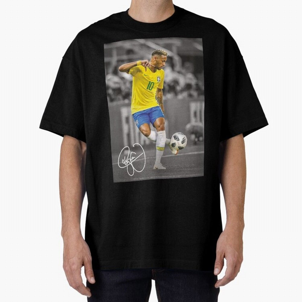 Neymar Premium T-Shirt Support Your Favorite Stars during FIFA World Cup 2026 USA Canada Mexico for Fans of Neymar and Portugal, Spain and Germany, Bringing Soccer Culture, Superstar Moments, National Team Dreams and Competitive Fire; Ideal for