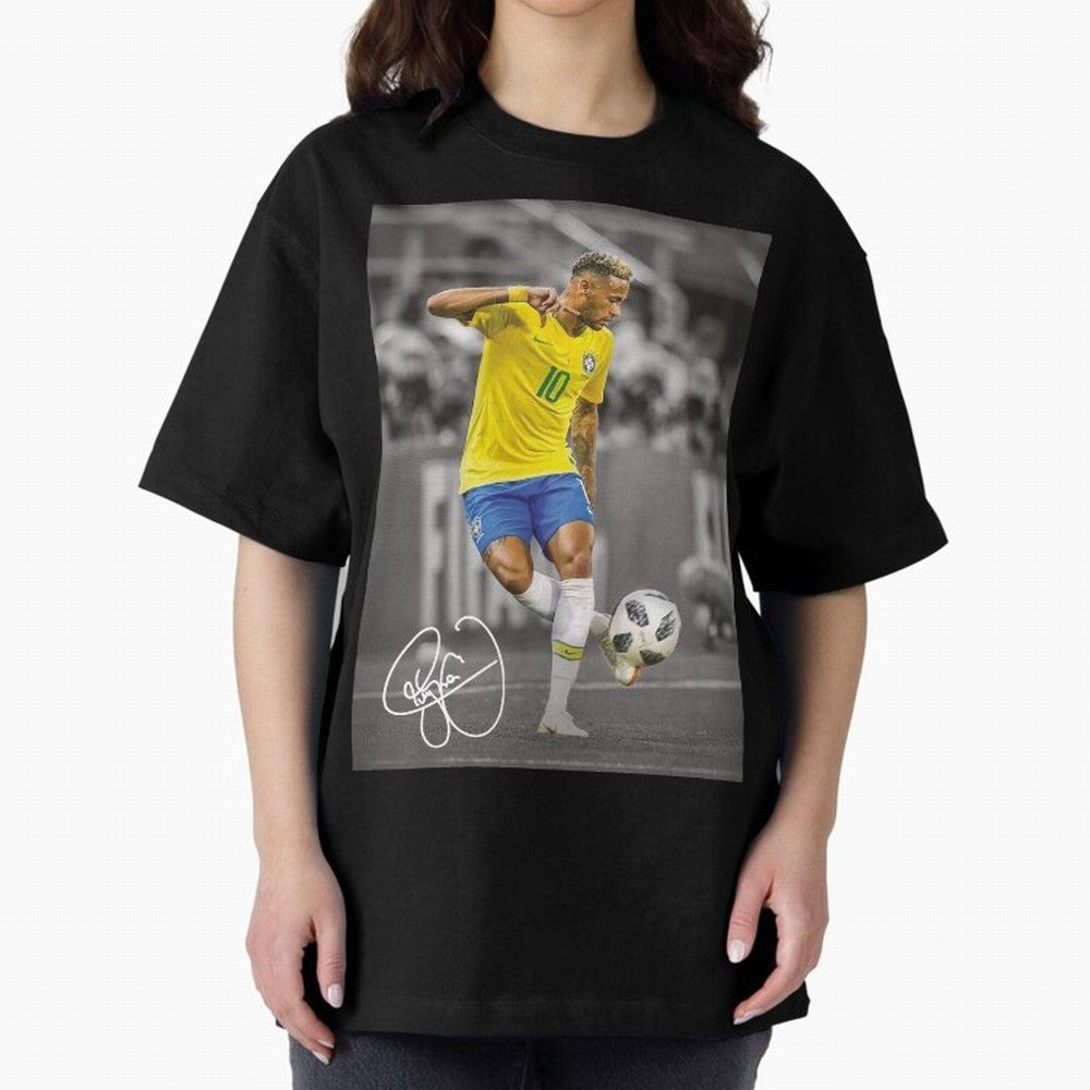 Neymar Premium T-Shirt Support Your Favorite Stars during FIFA World Cup 2026 USA Canada Mexico for Fans of Neymar and Portugal, Spain and Germany, Bringing Soccer Culture, Superstar Moments, National Team Dreams and Competitive Fire; Ideal for