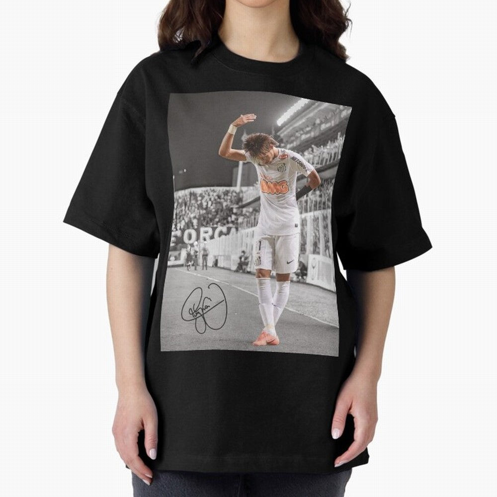 Neymar Premium T-Shirt Showcase the FIFA World Cup 2026 Group Stage Journey through Neymar, Haaland and Cristiano Ronaldo Highlights, Brazil Pride, Champion Mindset, Group Stage Buzz, Knockout Tension and Passionate Fan Culture; Made for Collectors