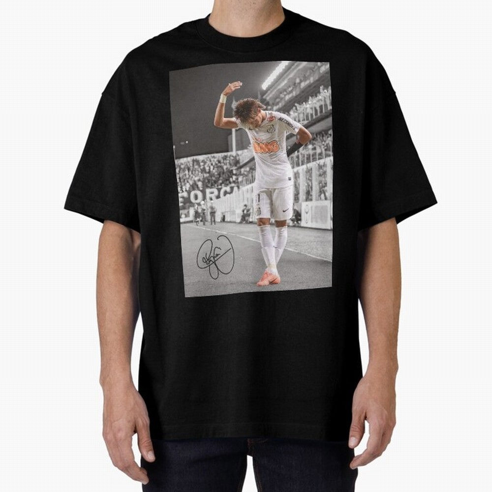 Neymar Premium T-Shirt Showcase the FIFA World Cup 2026 Group Stage Journey through Neymar, Haaland and Cristiano Ronaldo Highlights, Brazil Pride, Champion Mindset, Group Stage Buzz, Knockout Tension and Passionate Fan Culture; Made for Collectors
