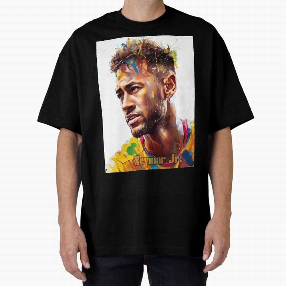 Neymar Graphic T-Shirt Show Passion for the Stars of Global Football Passion for FIFA World Cup 2026, Centered on Cristiano Ronaldo, Haaland and CR7, Brazil, Portugal and Argentina, Championship Spirit, Famous Goals, Roaring Crowds and