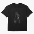 Art Neymar Wallpaper Graphic T-Shirt Remember Iconic Moments from FIFA World Cup 2026 Group Stage Spirit, Capturing France, Mbappe and Neymar, Soccer Culture, Superstar Moments, National Team Dreams and Competitive Fire; Great for Supporters Who
