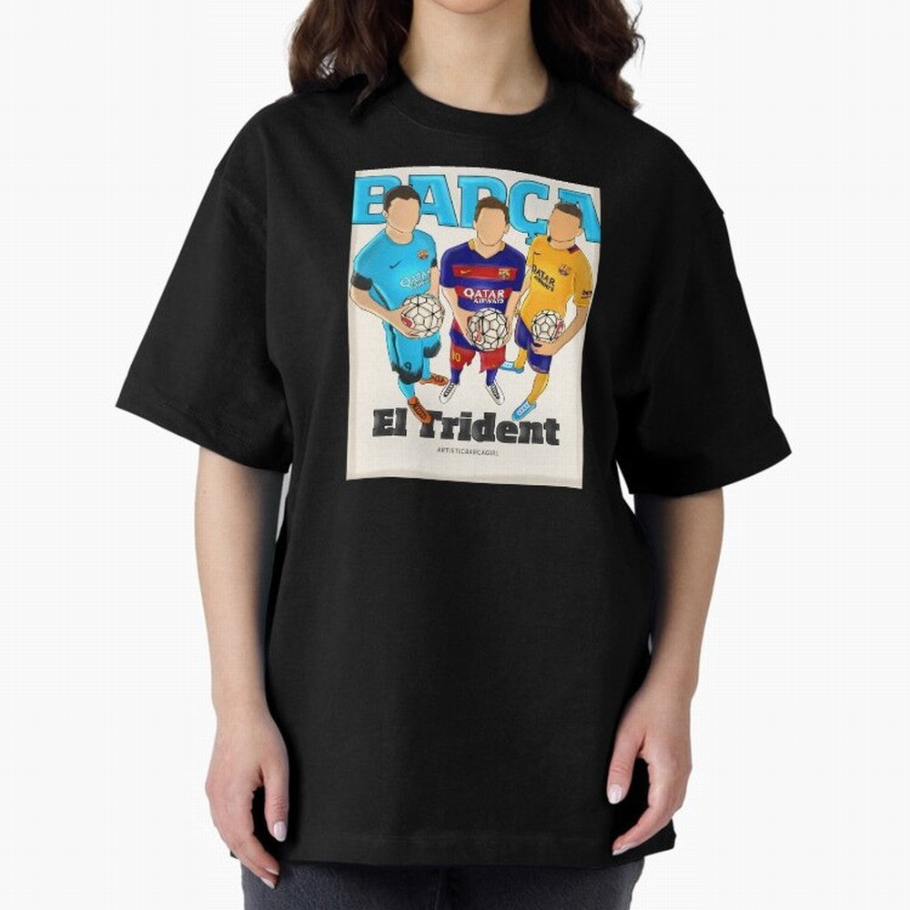 Msn football soccer fcbarcelona Premium T-Shirt Celebrate the Biggest Stage of FIFA World Cup 2026 Inspired by Messi, Argentina, France and Brazil Energy, Worldwide Fan Energy, Dramatic Goals, Stadium Lights and Championship Celebrations; Perfect