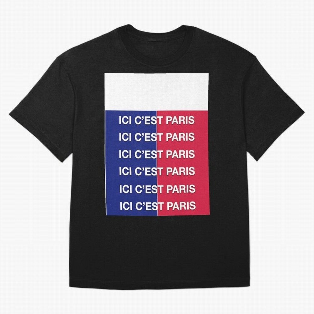 ICI C'EST PARIS Graphic T-Shirt Bring Match Day Fire to the FIFA World Cup 2026 Group Stage Journey through Mbappe Highlights, Netherlands Pride, Classic Soccer Heritage, Championship Pressure, Fan Loyalty and International Pride; Ideal for Fans