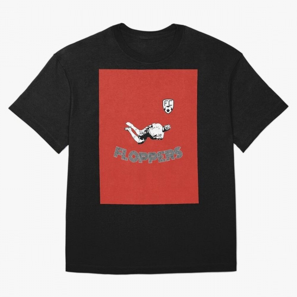 Floppers FC - Unique and Original Design Graphic T-Shirt Follow the Final Road of the FIFA World Cup 2026 Group Stage Journey through Mbappe Highlights, Spain and Netherlands Pride, Championship Spirit, Famous Goals, Roaring Crowds and