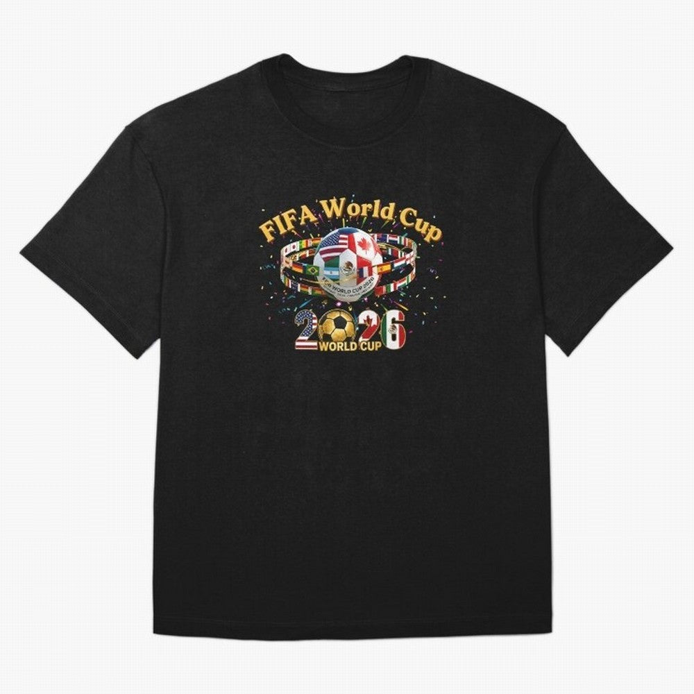 2026 World Cup Soccer World Flags Stadium Graphic Classic T-Shirt Celebrate Classic Football Spirit in FIFA World Cup 2026 for Fans of CR7 and England and Germany, Bringing Stadium Memories, Football Loyalty, International Chants and Championship