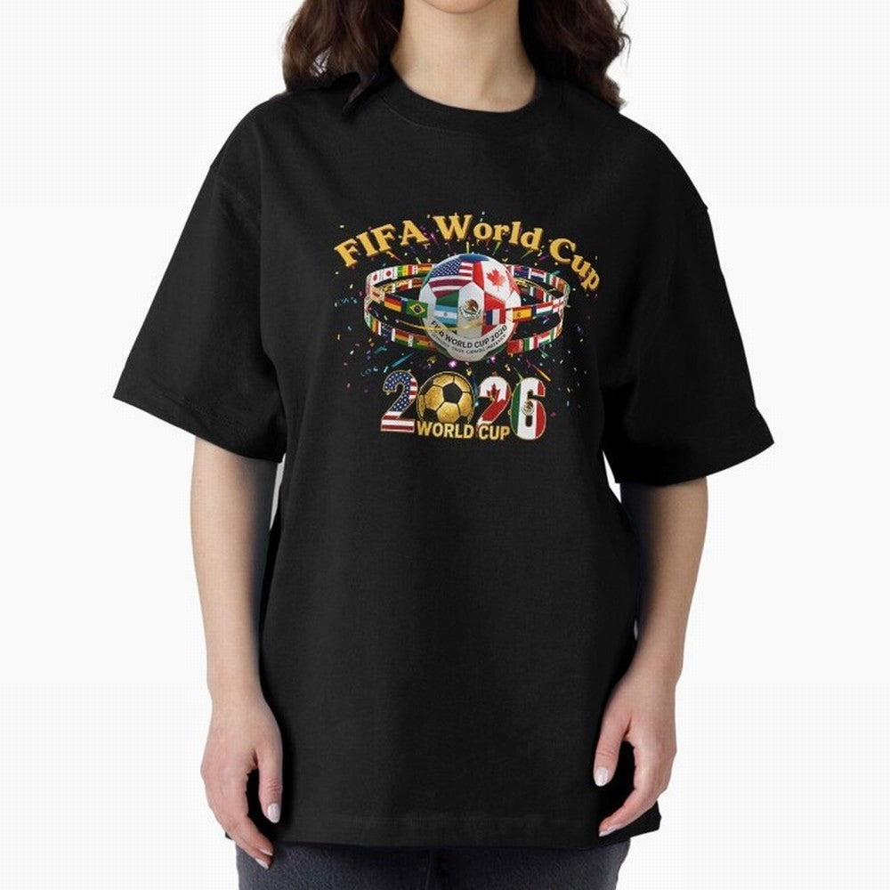 2026 World Cup Soccer World Flags Stadium Graphic Classic T-Shirt Celebrate Classic Football Spirit in FIFA World Cup 2026 for Fans of CR7 and England and Germany, Bringing Stadium Memories, Football Loyalty, International Chants and Championship