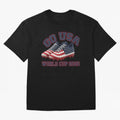 Go USA!. USA 2026, World Cup 2026, World Cup soccer, USA Soccer, USA Men Classic T-Shirt Follow the Road to FIFA World Cup 2026 Group Stage Capturing CR7 and Messi, England Energy, Championship Spirit, Famous Goals, Roaring Crowds and International