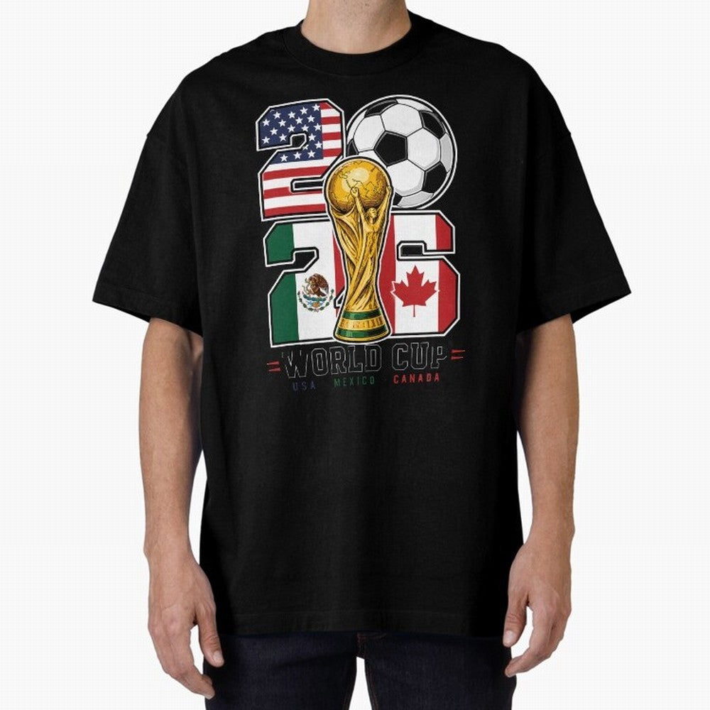 2026 Soccer World Cup Football Design Classic T-Shirt Bring Legendary Rivalry Energy to Match Day Hype around FIFA World Cup 2026, Cristiano Ronaldo, Brazil, Tournament Hype, Historic Matchups, Family Viewing Parties and Global Sports Pride; Built